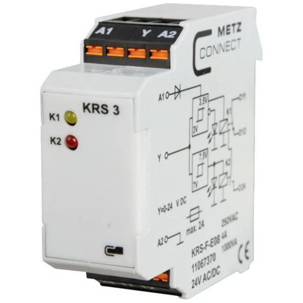 Convertitore Analogico/digitale 24, 24 V/AC, V/DC  Max  Metz Connect Analog Digital Wandler 24 24 Vac Vdc Max 11043513 1 Pz 71196328