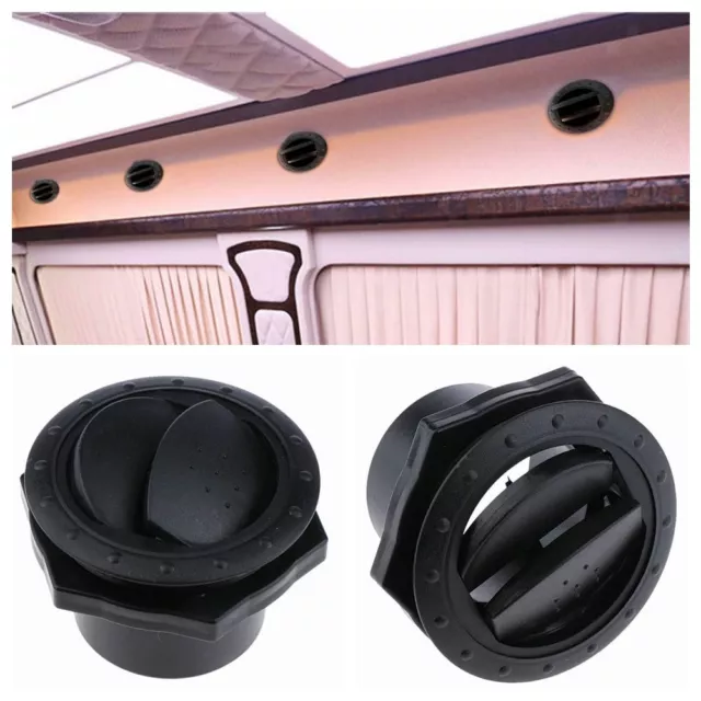 Blade Vent Grill Cover Round Marine Parts A/C Air Outlet Vent Louvered Car RV