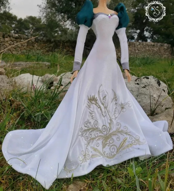Odette's doll ball dress from The Swan Princess