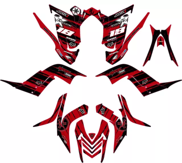 Fits Yamaha Raptor 700R Graphics Kit 2006 2007 2008 2009 2010 2011 2012 decals