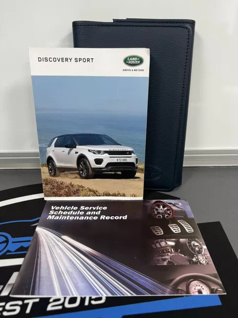 Land Rover Discovery Sport Owners Pack / Handbook / Manual + Wallet 15~19 (2018)