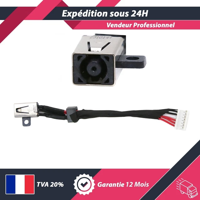 HSSDTECH Connettore Alimentazione DC Power Jack Per Dell Precision 15 5510 5520 5530 5540 3800 9530 E XPS 15 7590 9530 9570 9550 9560 – Sostituzione 064TM0 DC30100X300