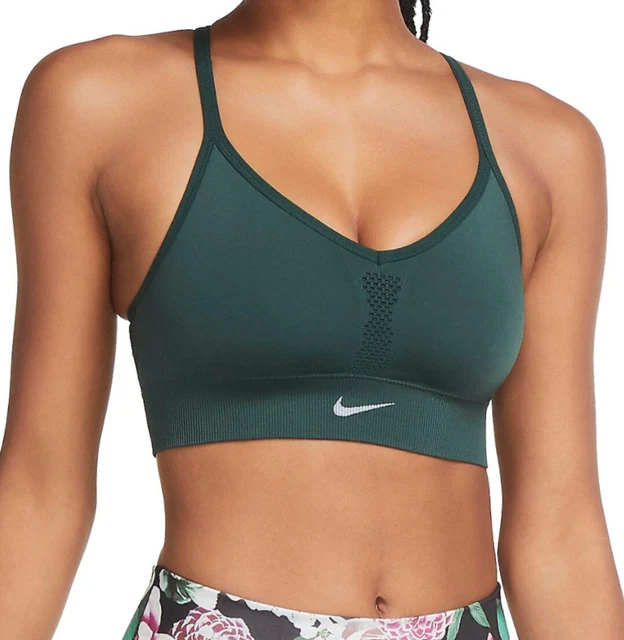NIKE Damen Sport BH INDY SEAMLESS BRA Gr. S 36 grün neu mit Etikett!
