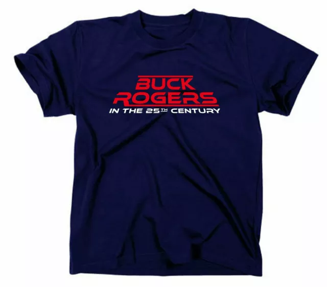 Buck Rogers Kult Retro T-Shirt TV Serie Comic 25th Century Logo Fanshirt Fan 3