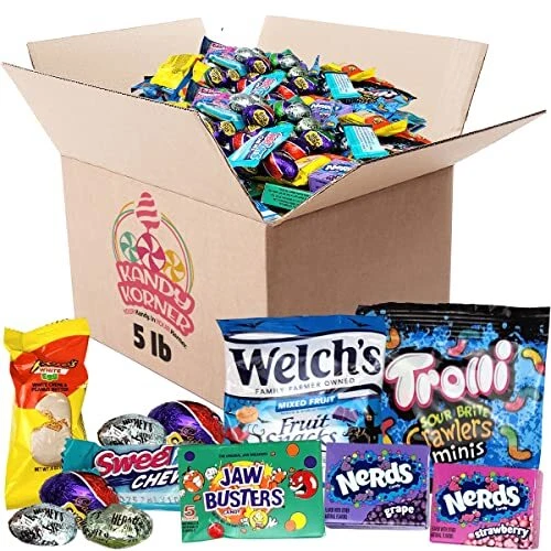 Easter Candy Bulk – 5lb Easter Candy Mix with Hershey’s Eggs Cadbury Mini Egg...