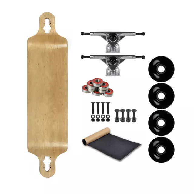 Moose Longboard Complete 9.75" x 41.25" Double Drop (Down/Through) Natural (All