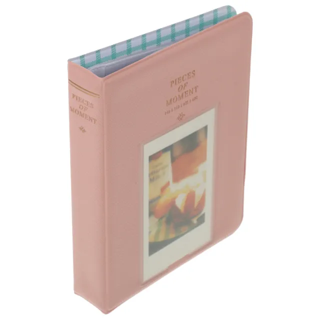 Mini álbum de fotos álbum de colección carpeta de tarjetas libro para soporte de postal