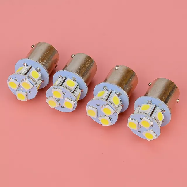 4pcs 1156 BA15S P21W 8SMD LED DRL Daytime Running Light Reversing Lamp Bulbs