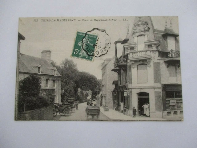 Cpa Orne 61 Tessé La Madeleine Road De Bagnoles De L'orne