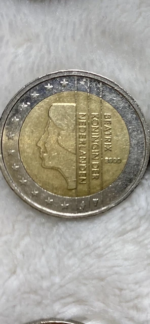 2 Euro Münze Beatrix Königin Der Niederlande 2 EURO MÜNZE Beatrix Königin der Niederlande 2000 Fehlprägung EUR 450