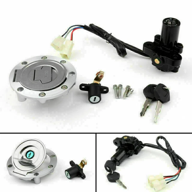 IGNITION SWITCH+GAS CAP + Seat Key Kit For For Yamaha XVS1300 A/CT/BG V