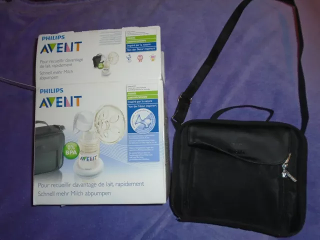 Philips Avent Handmilchpumpe mit Kühltasche, Neuw.