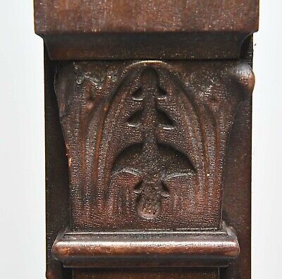 Vintage Wood Columns Architectural Salvage 19 1/2 Inches Tall Fireplace Surround 3