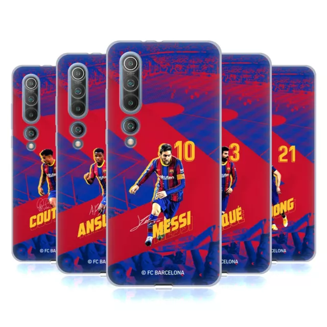 Official Fc Barcelona 2020/21 First Team Group 1 Soft Gel Case For Xiaomi Phones