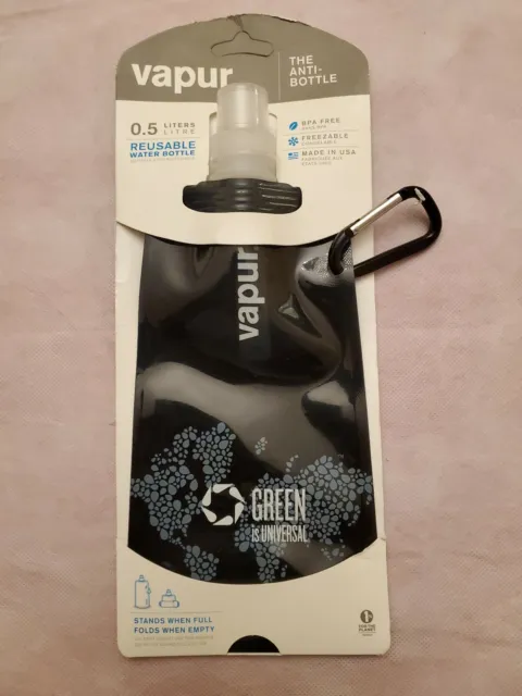 New Vapur Water Bottle The Anti-Bottle / BPA free .5L