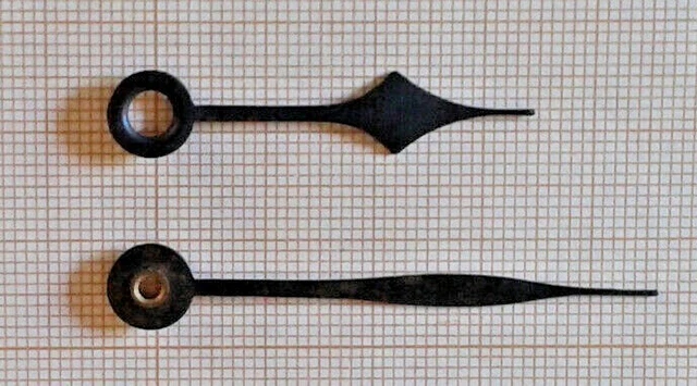 aiguilles métal poire à adapter pour pendule Carillon Cartel Neuf Vintage