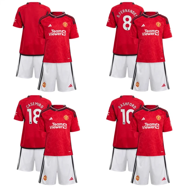 MANCHESTER UNITED FOOTBALL Kit Kid's Infant's adidas Home 2023/24 Mini Kit New £39.99