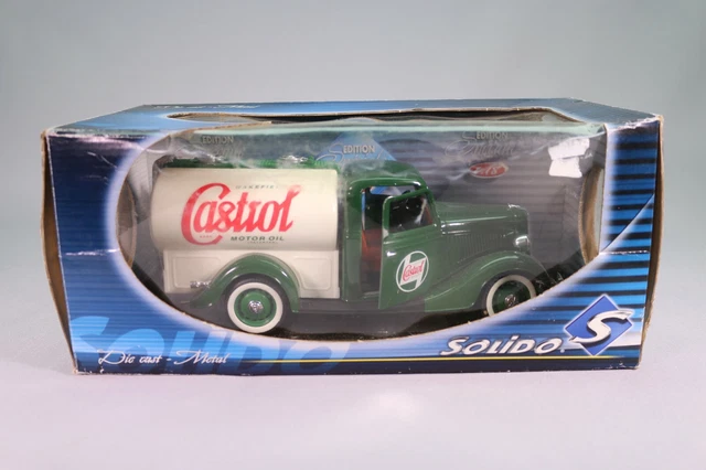 LE380 SOLIDO Voiture 1/18 1:18 Camion citerne Ford V8 1938 Castrol vert