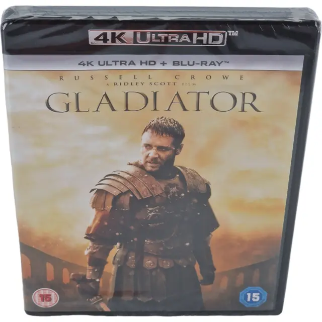 Gladiator Ridley Scott 4K Ultra HD+Blu-ray Russell Crowe, Joaquin Phoenix Libre