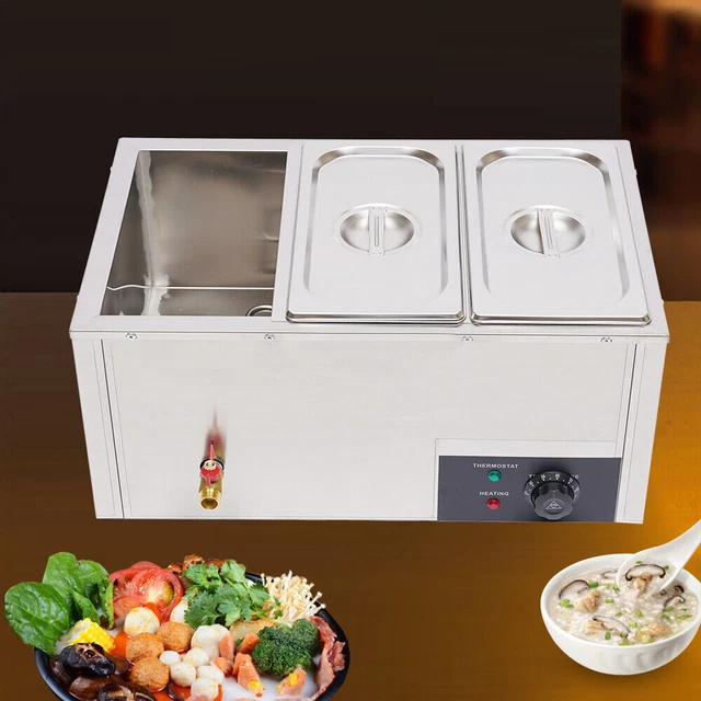 Speisewärmer Warmhalter Wärmebehälter Warmhalteplatte Buffetwärmer Edelstahl