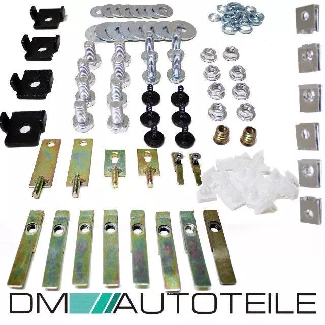 Kit Aluminium Marchepieds Entrée + Matériel de Montage Compatible pour BMW X3 3