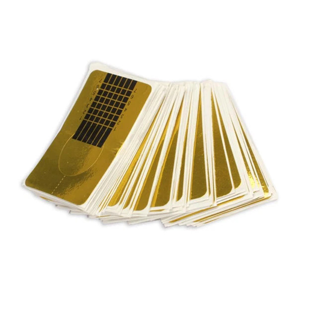 200pcs Nail Art Guide Form for Acrylic UV Gel Tip Nail Extension Stickers FS2#