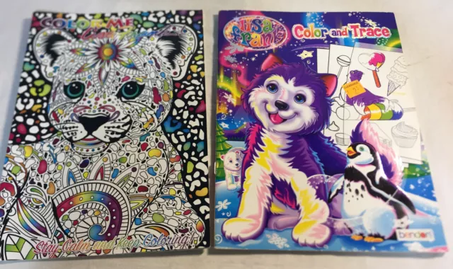 Lisa Frank Adult Coloring Book Color Me Stay Calm and Keep Coloring