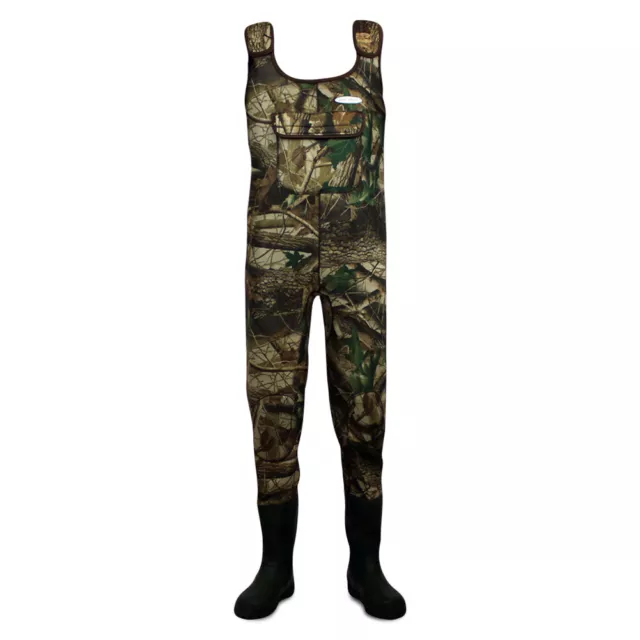 Dirt Boot® Camo Neoprene Chest Waders 100% Waterproof Coarse Fishing Muck Wader