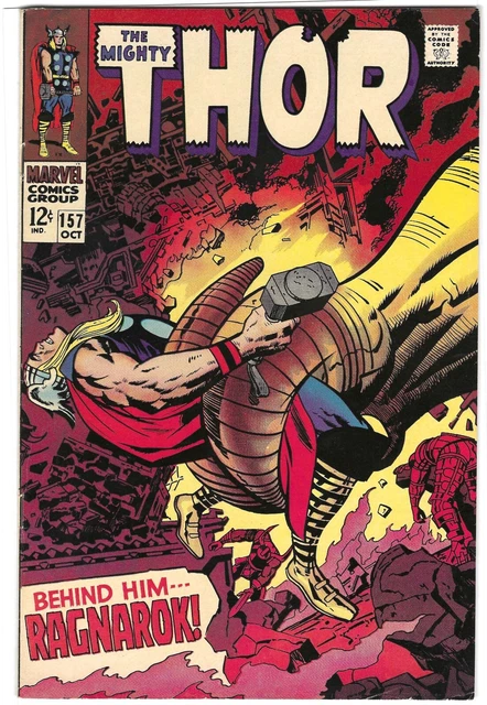 Thor #157 - MARVEL - Oct '68 - Mangog Means Ragnarok!!!