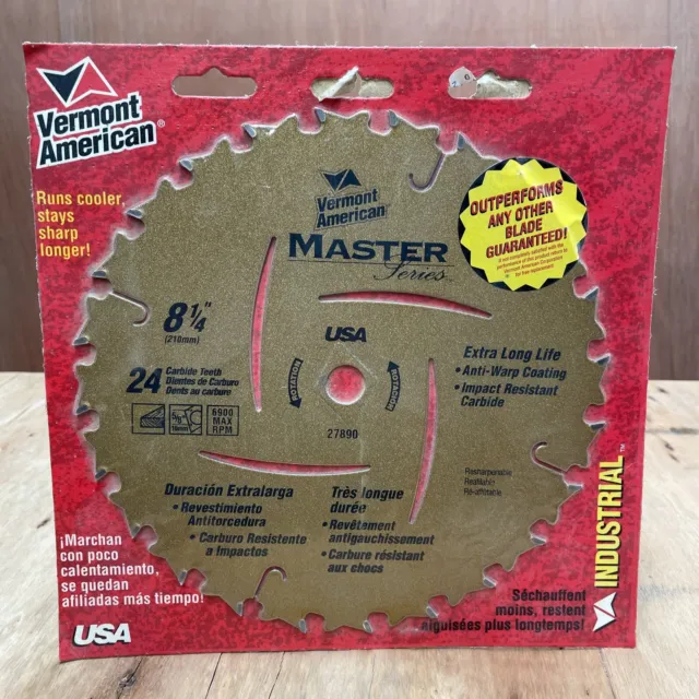 Vermont American Industrial Master Series 8 1/4" 24 Teeth 5/8" Hole Saw Blade