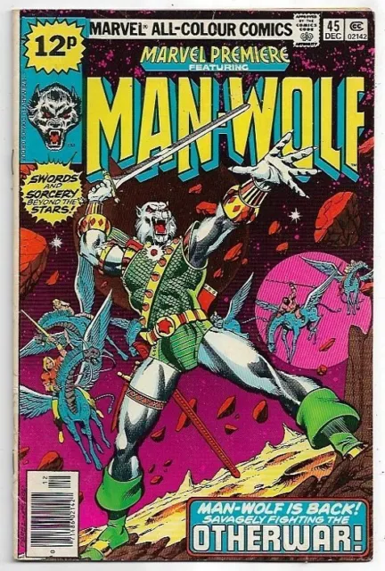 Marvel Premiere #45 Man-Wolf First Appearance Other Realm VG/FN (1978) Marvel