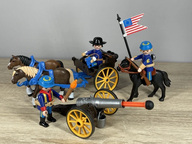 Playmobil N•5249 Cavalier Nordiste Guerre De Sécession Western