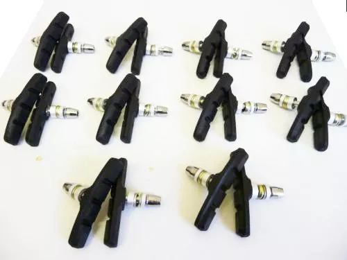 New Mountain MTB Trekking Bike 10 pairs V brake blocks Black Bicycle Break Pads