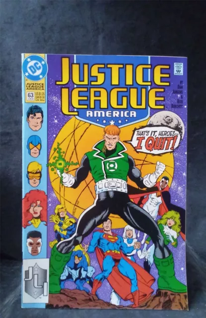 Justice League America #63 1992 DC Comics Comic Book