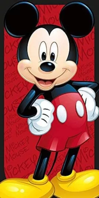 Disney Mickey Mouse Toalla Piscina Gimnasio 70x140cm con Capucha