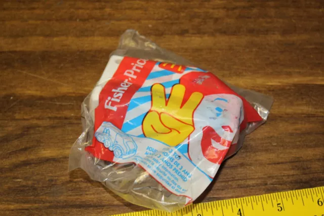 Vintage Fisher Price Delivery Truck from McDonalds in bag