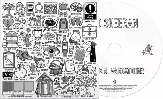 Ed Sheeran - Autumn Variations (Gingerbread Man Records) CD Album