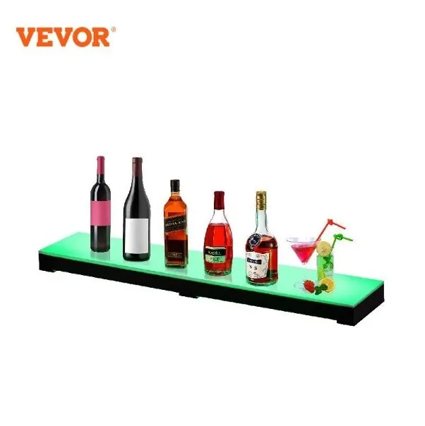 LED Lighted Liquor Bottle Shelf Thickened Acrylic & Remote Control & App Control