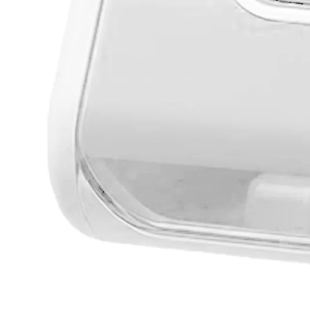 (White)Tissue Dispenser Box Tissue Holder Wall Mount Smooth Impact Resistant