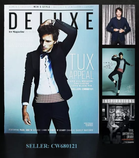 Andres Velencoso Antione Arnault Dermot O'leary Es Magazine Deluxe Mens Oct 2012