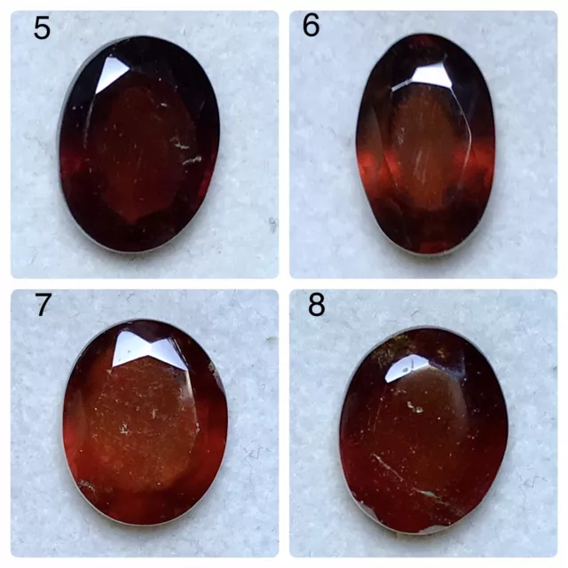 Awesome ! Natural Hessonite Garnet Faceted Loose Gemstone Cut Calibrated AAA+ 11