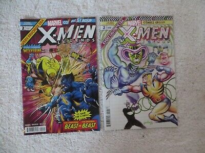 Marvel Comics X-Men Legends #2 Direct and Variant Covers.