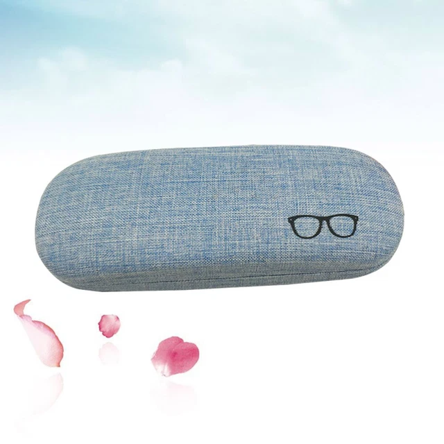 Hard Spectacle Cases Linen Glasses Fashion Sunglasses Women Man Storage Box