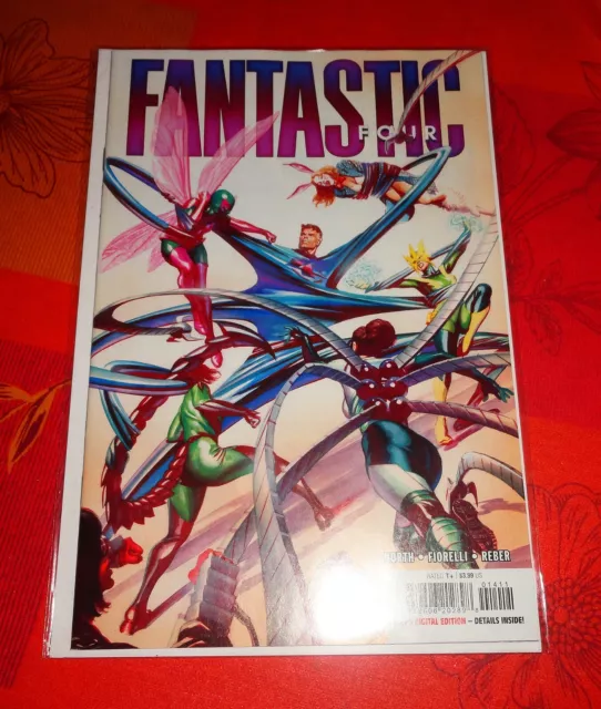 Comics VO Marvel FANTASTIC FOUR N°14 - Cover Alex Ross - Neuf