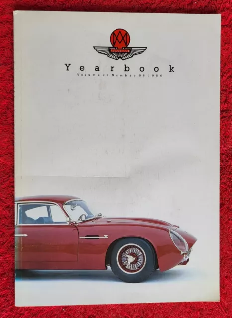 ASTON MARTIN Yearbook 1986 Aston Martin Owners Magazine