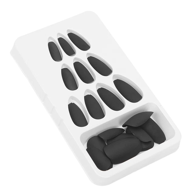 (F123)24PCS Faux Ongles Faux Ongles Ballerine Sur Les Ongles Complète