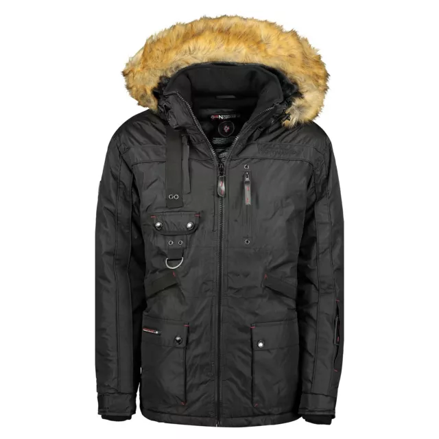 GEOGRAPHICAL NORWAY UOMO Giacca Invernale Parka Outdoor Giacca