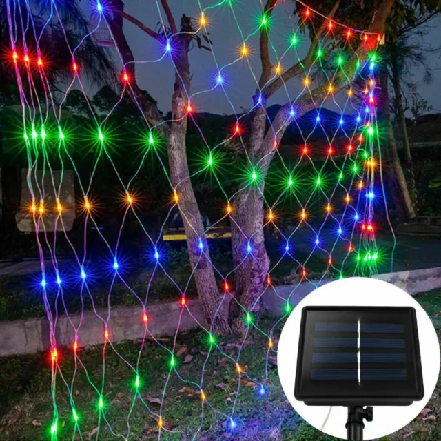 LED Curtain Fairy Lights Waterfall Icicle Wedding Outdoor Xmas Garden String