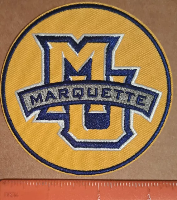 Marquette University embroidered Iron on patch 2