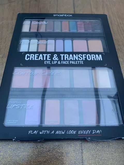 Smashbox Create And Transform Paleta De Labios Y Caras Para Ojos Totalmente Nueva*Entrega Rápida